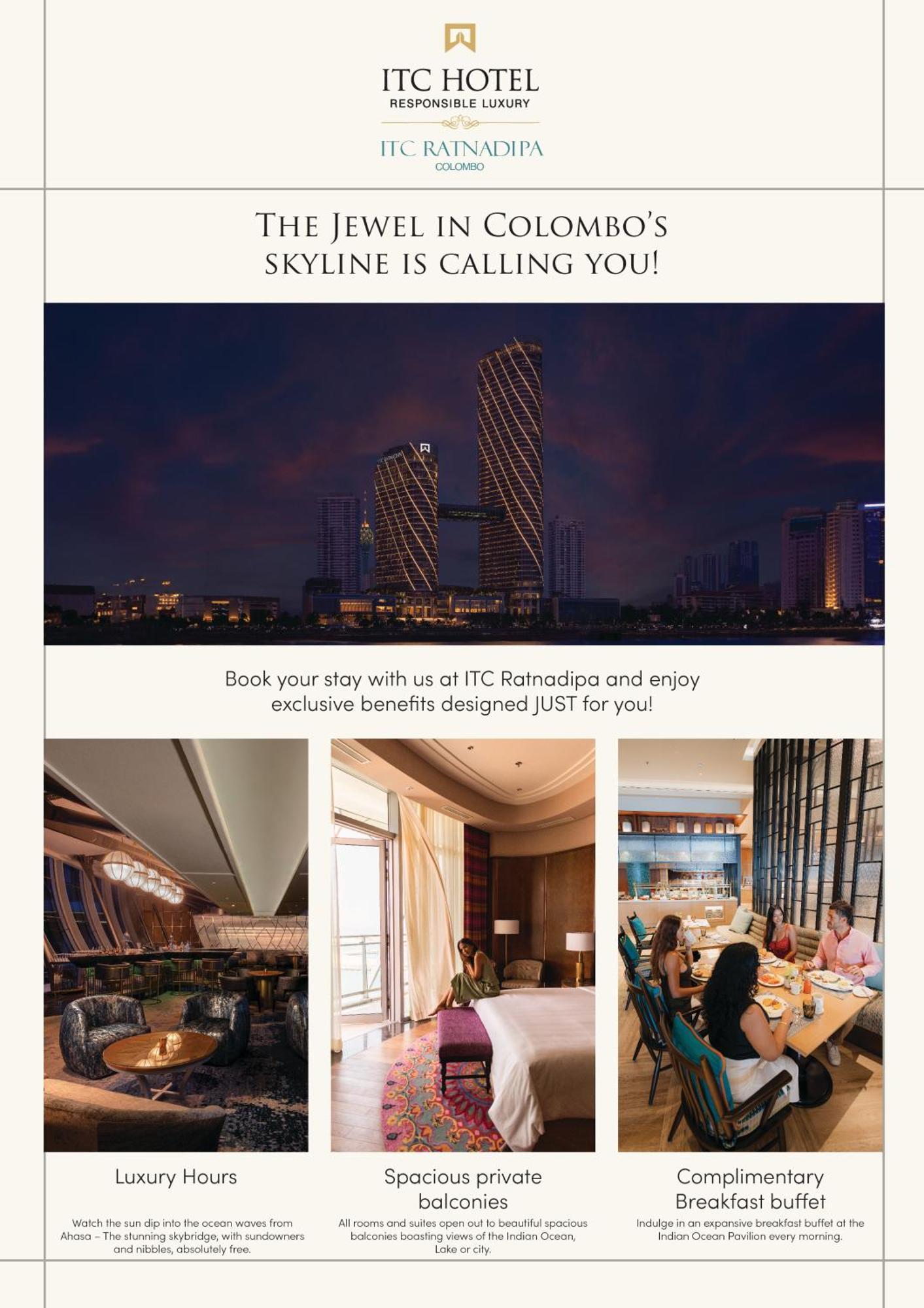 Itc Ratnadipa, A Luxury Collection Hotel, Colombo Buitenkant foto